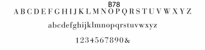 haute papier block B78