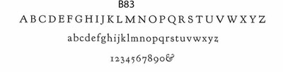 haute papier block B83