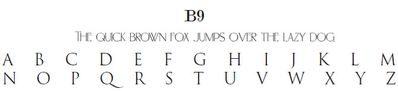 haute papier block B9
