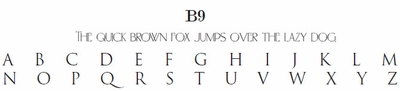 haute papier block B9