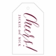 haute papier letterpress gift tag t10