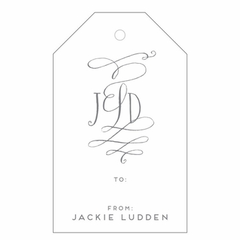 haute papier letterpress gift tag t19