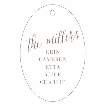 haute papier letterpress gift tag t21