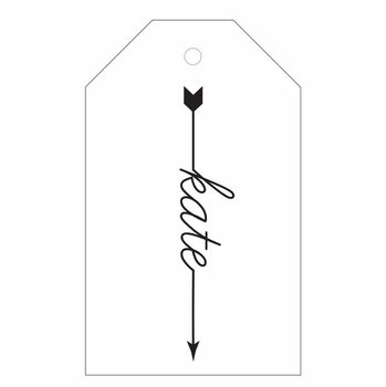 haute papier letterpress gift tag t22