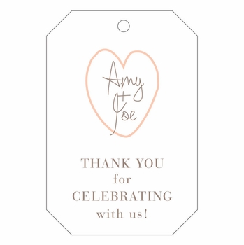 haute papier letterpress gift tag t23