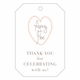 haute papier letterpress gift tag t23