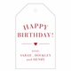 haute papier letterpress gift tag t25