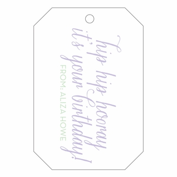 haute papier letterpress gift tag t26