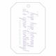 haute papier letterpress gift tag t26