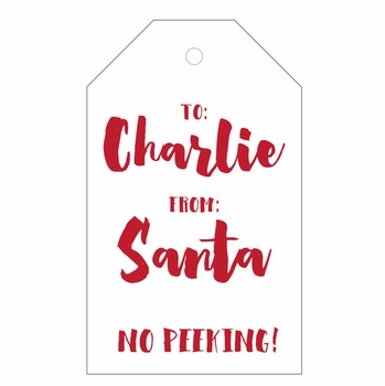 haute papier letterpress gift tag t33