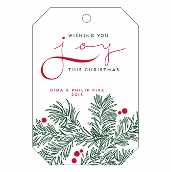 haute papier letterpress gift tag t34