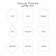 haute papier letterpress gift tag t34