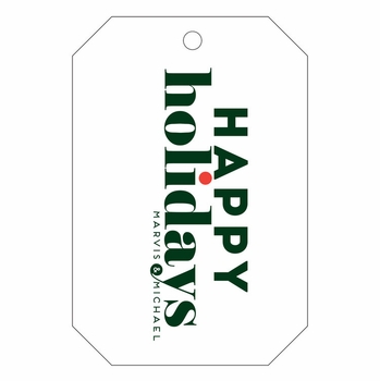 haute papier letterpress gift tag t40