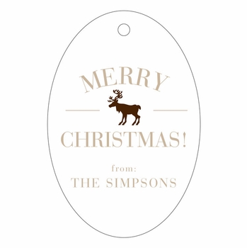 haute papier letterpress gift tag t43