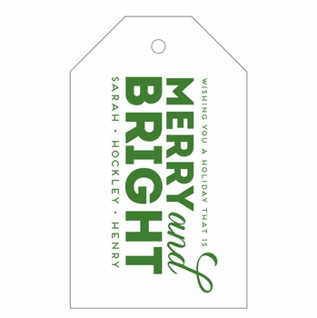 haute papier letterpress gift tag t44