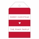 haute papier letterpress gift tag t47