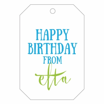 Haute Papier Letterpress Gift Tag T5