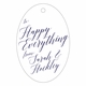 Haute Papier Letterpress Gift Tag T50
