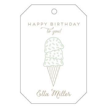 Haute Papier Letterpress Gift Tag T52
