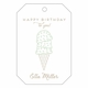 Haute Papier Letterpress Gift Tag T52