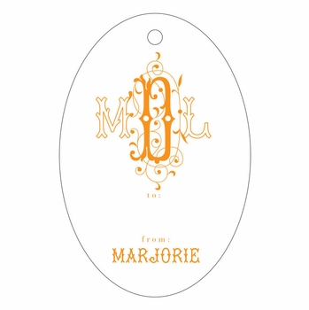 haute papier letterpress gift tag t56