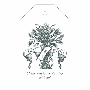 haute papier letterpress gift tag t60