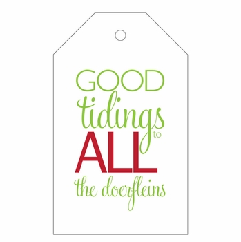 haute papier letterpress gift tag t63