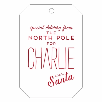 haute papier letterpress gift tag t68
