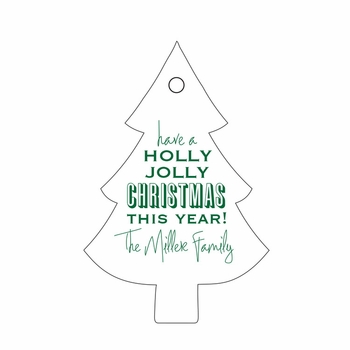 haute papier letterpress gift tag t96