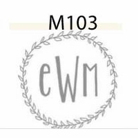 haute papier monogram M103