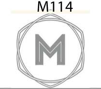 haute papier monogram M114