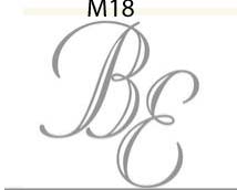 haute papier monogram M18