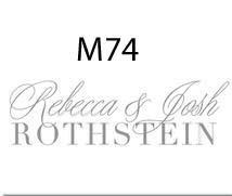 haute papier monogram M74