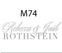 haute papier monogram M74
