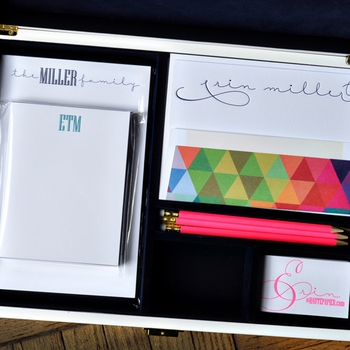 haute papier navy stationery wardrobe