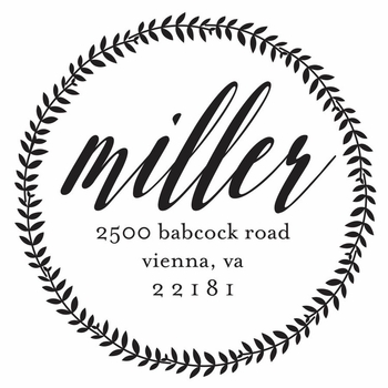 haute papier return address stamp 6