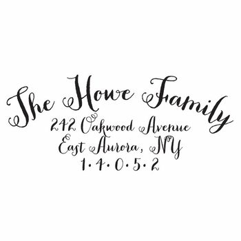 haute papier return address stamp 7