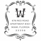 haute papier return address stamp 9