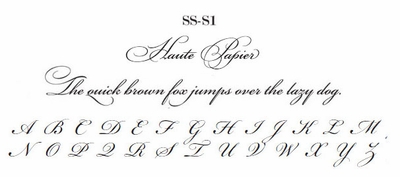 haute papier script S1