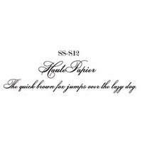 haute papier script S12