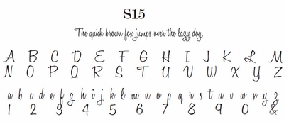 haute papier script S15