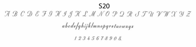 haute papier script S20