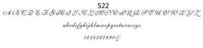haute papier script S22