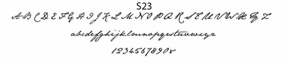 haute papier script S23