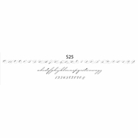 haute papier script S25