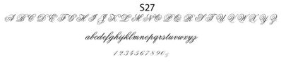 haute papier script S27