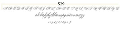haute papier script S29