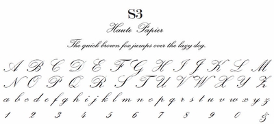 haute papier script S3
