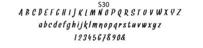 haute papier script S30