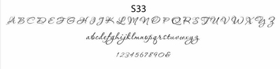 haute papier script S33